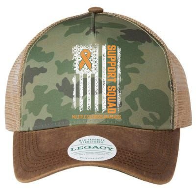Multiple Sclerosi Support Squad Multiple Sclerosis Awareness Legacy Tie Dye Trucker Hat