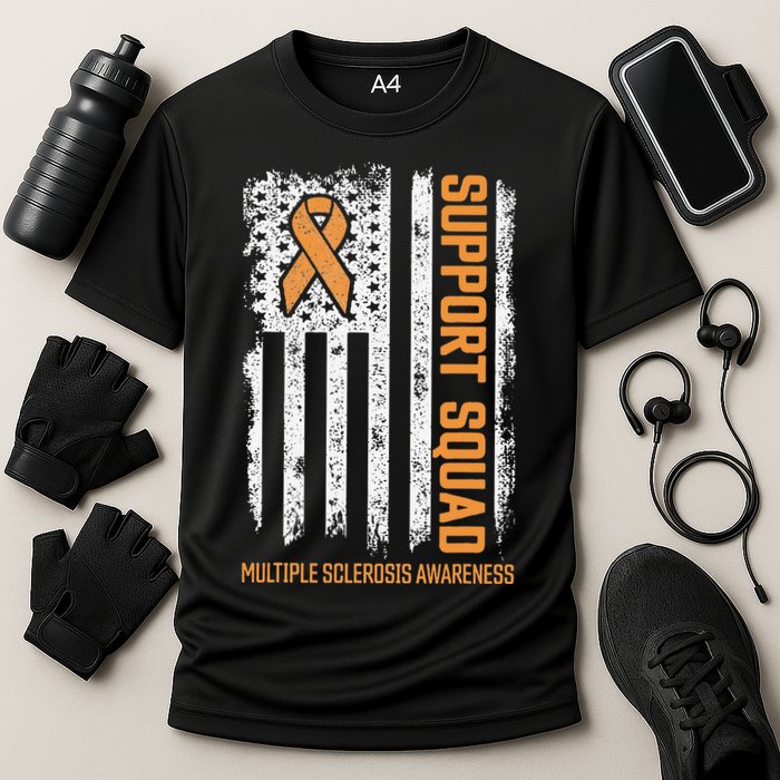 Multiple Sclerosi Support Squad Multiple Sclerosis Awareness Performance Shirt