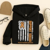 Multiple Sclerosi Support Squad Multiple Sclerosis Awareness Hoodie