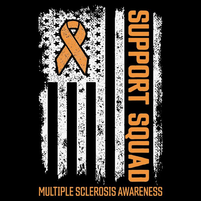 Multiple Sclerosi Support Squad Multiple Sclerosis Awareness T-Shirt