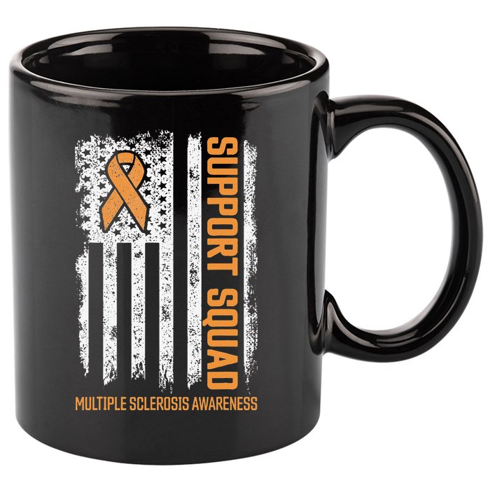 Multiple Sclerosi Support Squad Multiple Sclerosis Awareness 11oz C Handle Ceramic Mug