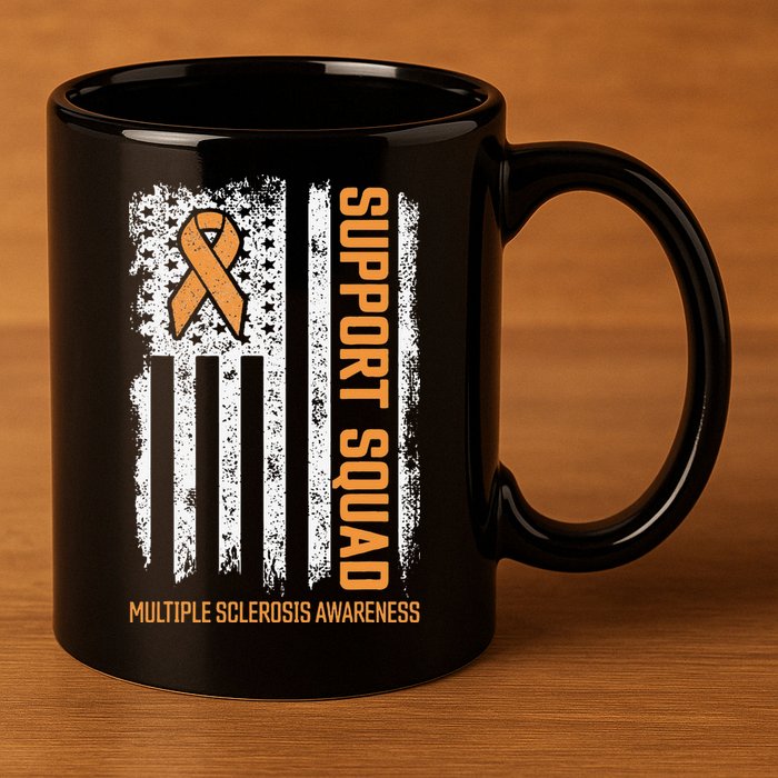 Multiple Sclerosi Support Squad Multiple Sclerosis Awareness 11oz C Handle Ceramic Mug