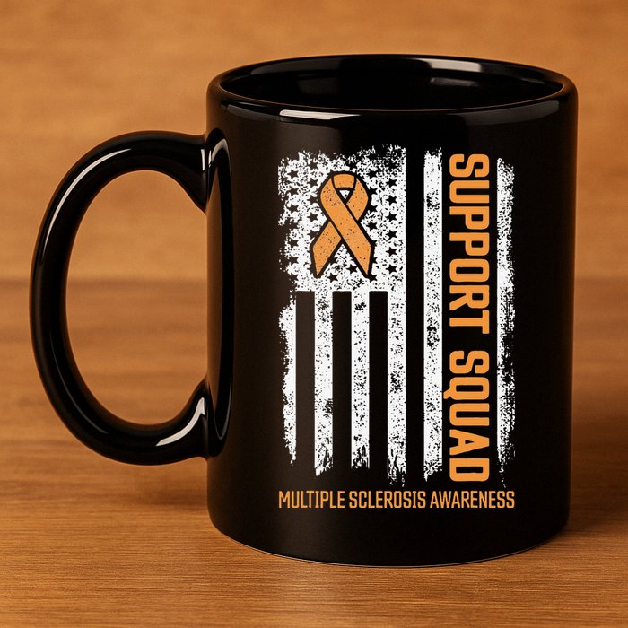 Multiple Sclerosi Support Squad Multiple Sclerosis Awareness 11oz C Handle Ceramic Mug