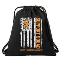 Multiple Sclerosi Support Squad Multiple Sclerosis Awareness Drawstring Bag