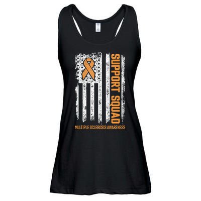 Multiple Sclerosi Support Squad Multiple Sclerosis Awareness Ladies Essential Flowy Tank