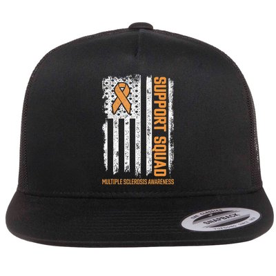 Multiple Sclerosi Support Squad Multiple Sclerosis Awareness Flatbill Hat
