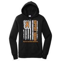 Multiple Sclerosi Support Squad Multiple Sclerosis Awareness Women's Pullover Hoodie