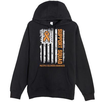 Multiple Sclerosi Support Squad Multiple Sclerosis Awareness Premium Pullover Hoodie