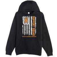 Multiple Sclerosi Support Squad Multiple Sclerosis Awareness Premium Pullover Hoodie