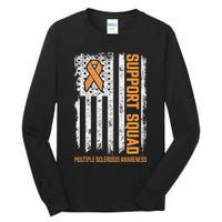 Multiple Sclerosi Support Squad Multiple Sclerosis Awareness Tall Long Sleeve T-Shirt