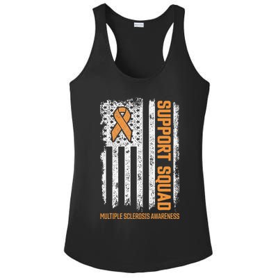 Multiple Sclerosi Support Squad Multiple Sclerosis Awareness Ladies PosiCharge Competitor Racerback Tank