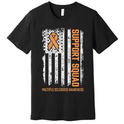 Multiple Sclerosi Support Squad Multiple Sclerosis Awareness Premium T-Shirt