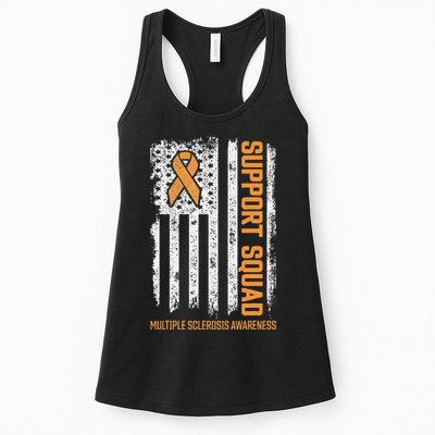 Multiple Sclerosi Support Squad Multiple Sclerosis Awareness Womens Tank Top