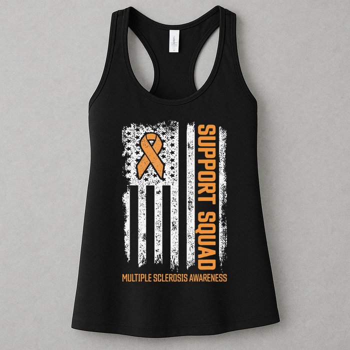 Multiple Sclerosi Support Squad Multiple Sclerosis Awareness Womens Tank Top