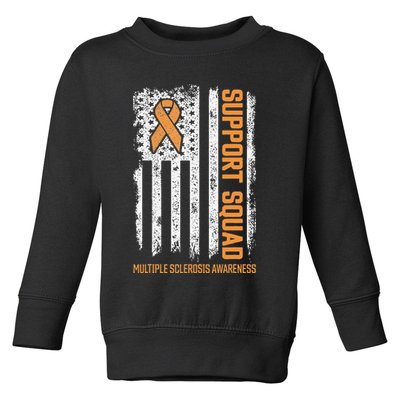 Multiple Sclerosi Support Squad Multiple Sclerosis Awareness Toddler Sweatshirt