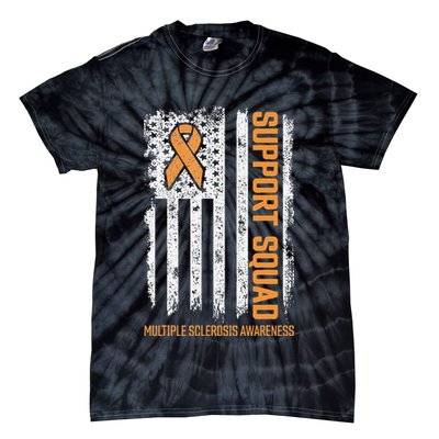 Multiple Sclerosi Support Squad Multiple Sclerosis Awareness Tie-Dye T-Shirt