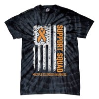 Multiple Sclerosi Support Squad Multiple Sclerosis Awareness Tie-Dye T-Shirt