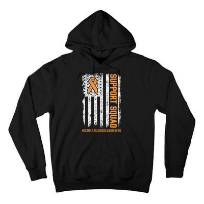 Multiple Sclerosi Support Squad Multiple Sclerosis Awareness Tall Hoodie