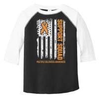 Multiple Sclerosi Support Squad Multiple Sclerosis Awareness Toddler Fine Jersey T-Shirt