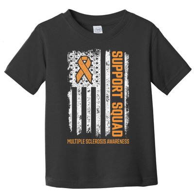 Multiple Sclerosi Support Squad Multiple Sclerosis Awareness Toddler T-Shirt