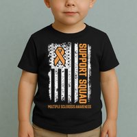 Multiple Sclerosi Support Squad Multiple Sclerosis Awareness Toddler T-Shirt