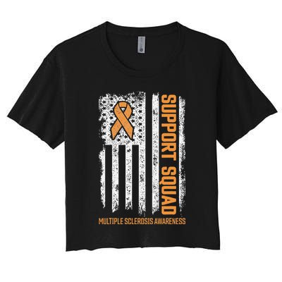 Multiple Sclerosi Support Squad Multiple Sclerosis Awareness Crop Top