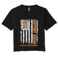 Multiple Sclerosi Support Squad Multiple Sclerosis Awareness Crop Top