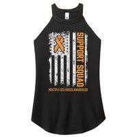 Multiple Sclerosi Support Squad Multiple Sclerosis Awareness Women's Perfect Tri Rocker Tank