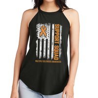 Multiple Sclerosi Support Squad Multiple Sclerosis Awareness Women's Perfect Tri Rocker Tank
