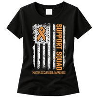 Multiple Sclerosi Support Squad Multiple Sclerosis Awareness Womens T-Shirt