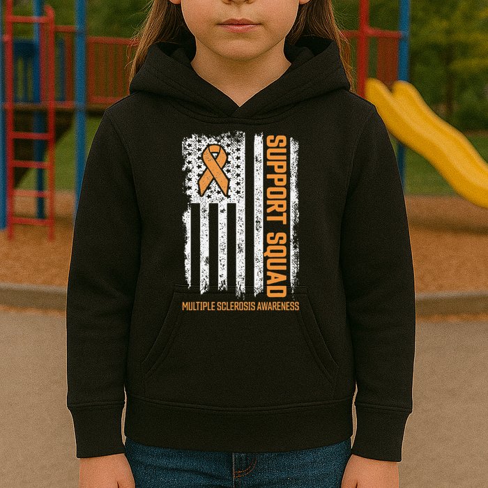 Multiple Sclerosi Support Squad Multiple Sclerosis Awareness Kids Hoodie