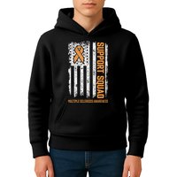 Multiple Sclerosi Support Squad Multiple Sclerosis Awareness Kids Hoodie