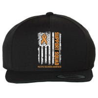Multiple Sclerosi Support Squad Multiple Sclerosis Awareness Wool Snapback Cap