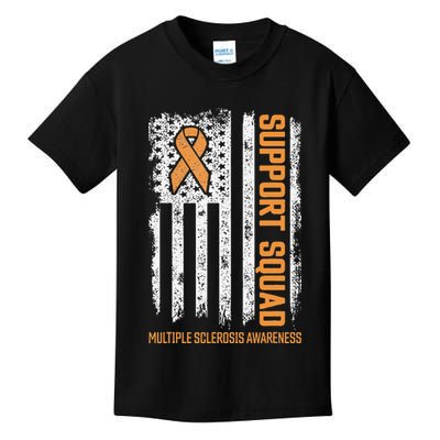 Multiple Sclerosi Support Squad Multiple Sclerosis Awareness Kids T-Shirt