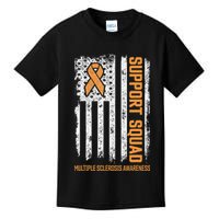 Multiple Sclerosi Support Squad Multiple Sclerosis Awareness Kids T-Shirt