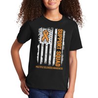 Multiple Sclerosi Support Squad Multiple Sclerosis Awareness Kids T-Shirt
