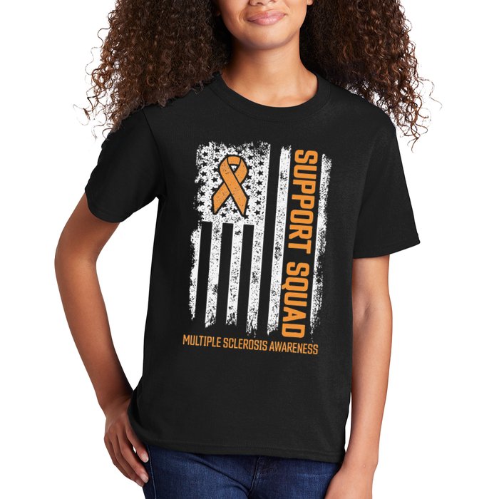 Multiple Sclerosi Support Squad Multiple Sclerosis Awareness Kids T-Shirt