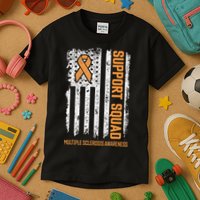 Multiple Sclerosi Support Squad Multiple Sclerosis Awareness Kids T-Shirt