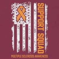 Multiple Sclerosi Support Squad Multiple Sclerosis Awareness 16oz Travel Tumbler