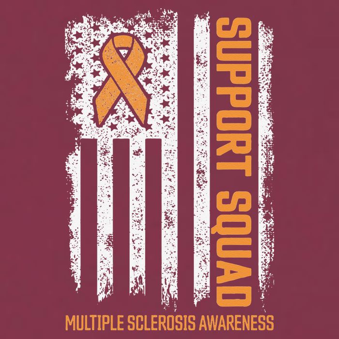 Multiple Sclerosi Support Squad Multiple Sclerosis Awareness 16oz Travel Tumbler