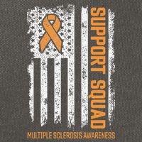 Multiple Sclerosi Support Squad Multiple Sclerosis Awareness Cotton Canvas Backpack