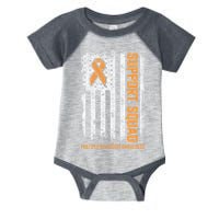 Multiple Sclerosi Support Squad Multiple Sclerosis Awareness Infant Baby Jersey Bodysuit