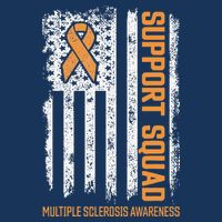 Multiple Sclerosi Support Squad Multiple Sclerosis Awareness Infant Baby Jersey Bodysuit