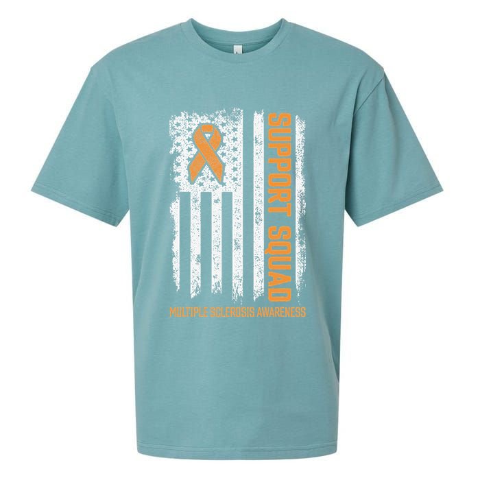 Multiple Sclerosi Support Squad Multiple Sclerosis Awareness Sueded Cloud Jersey T-Shirt