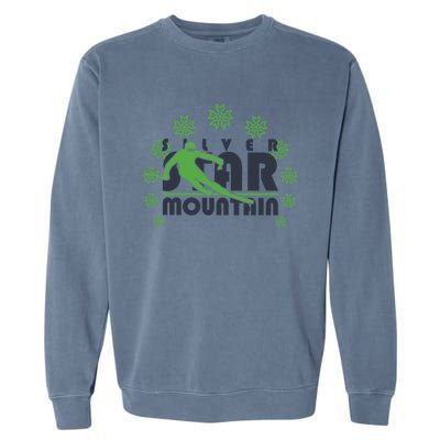 Mountain Ski Skiing Gift Garment-Dyed Sweatshirt