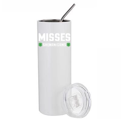 Misses Shenanigans St Patricks Day Partnerlook Great Gift Stainless Steel Tumbler