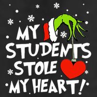 My Students Stole My Heart Christmas Adult Drive Performance Visor