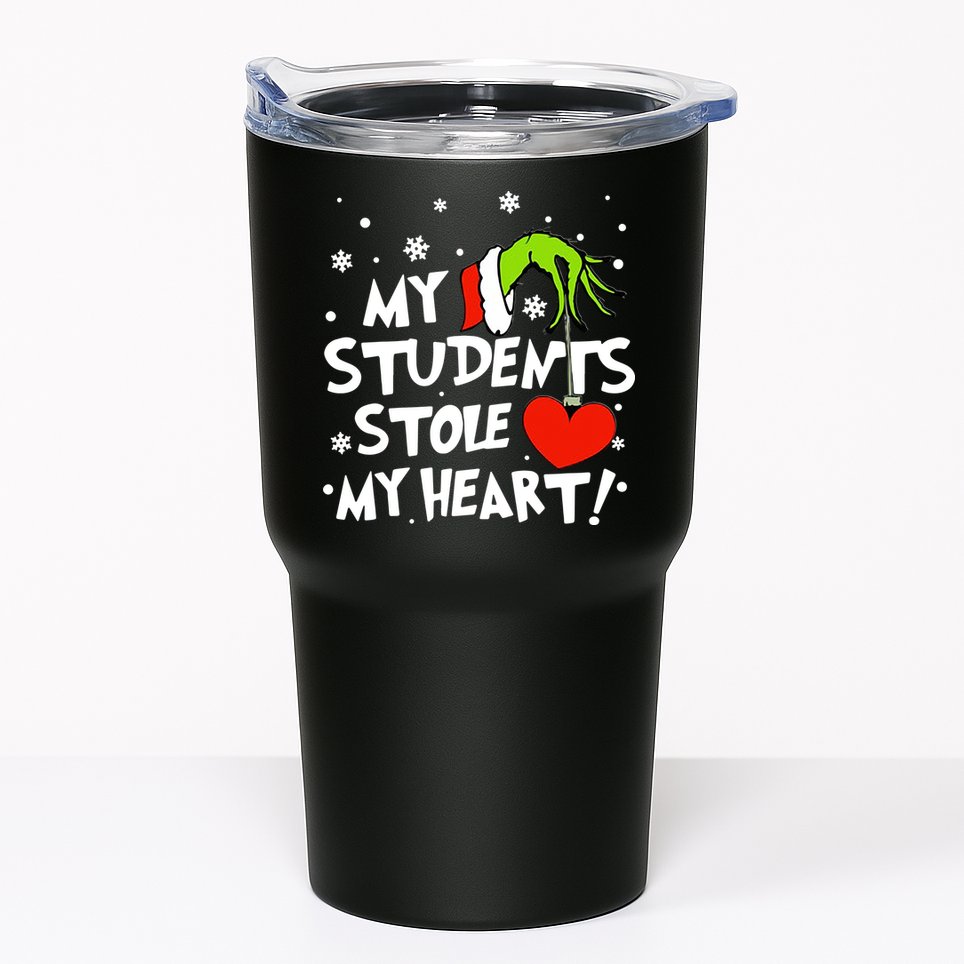 My Students Stole My Heart Christmas Tumbler
