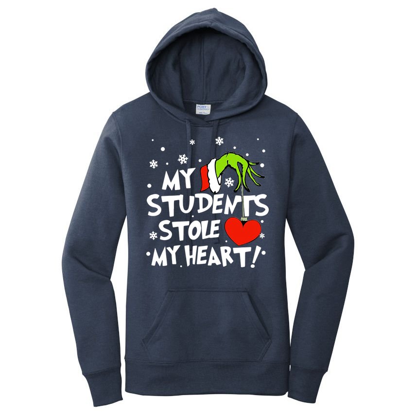 My Students Stole My Heart Christmas Women's Pullover Hoodie