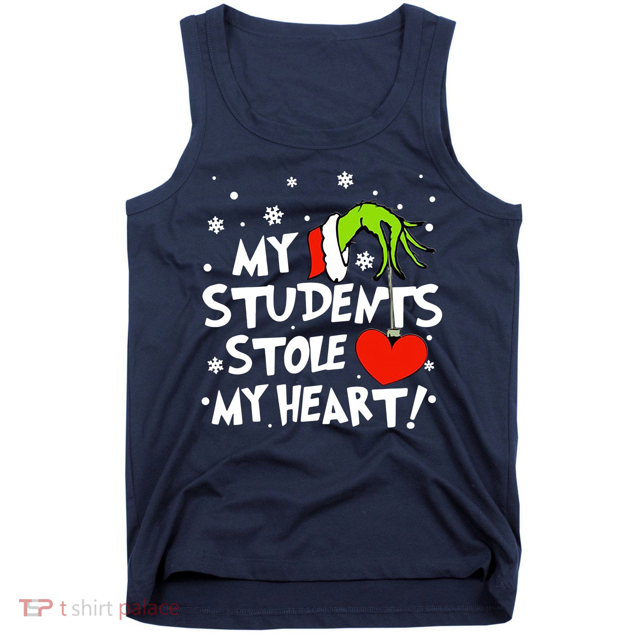 My Students Stole My Heart Christmas Tank Top